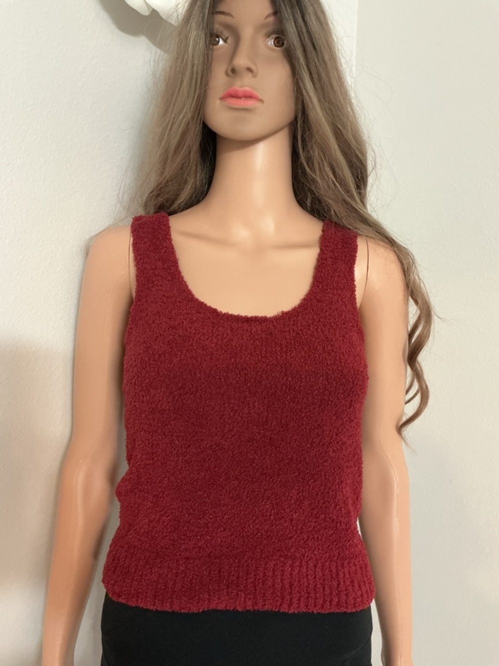 Aerie Marshmallow Cropped Tank Top - Picture 3 of 12